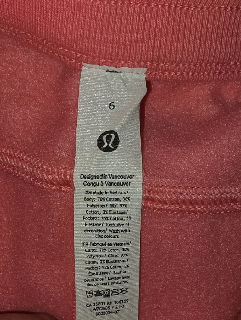 lululemon athletica Women's Coral Drawstring Athletic Shorts - Picture 4 of 4